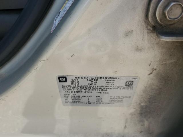 CHEVROLET EQUINOX 2015 VIN 2GNALAEK5F1127424