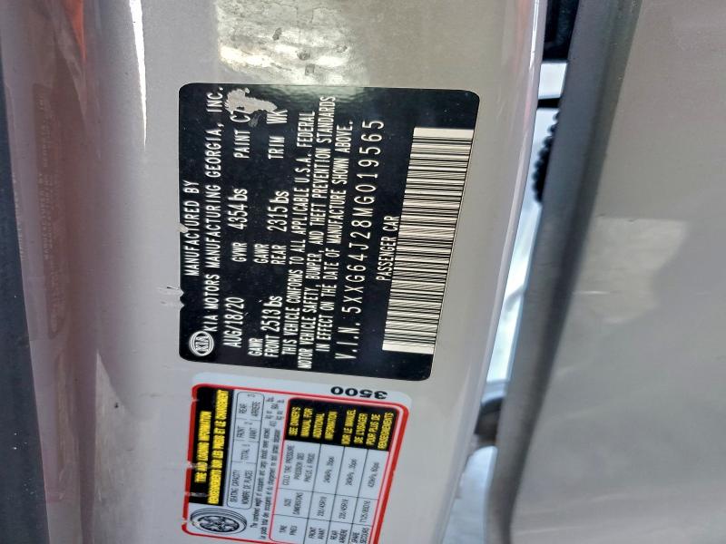 KIA K5 2021 VIN 5XXG64J28MG019565