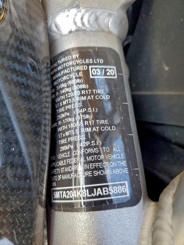 TRIUMPH DAYTONA MO 2020