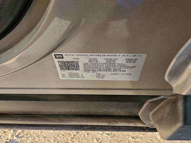 GMC TERRAIN EL 2025 VIN 3GKALUEG2SL257549