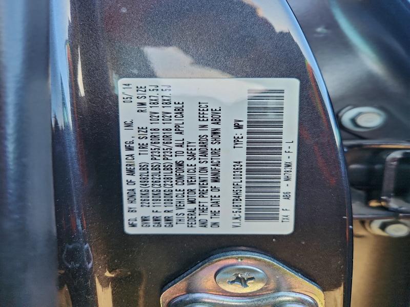 ACURA RDX 2015 VIN 5J8TB4H50FL003634