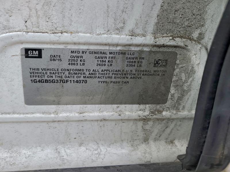 Фото 12 - BUICK LACROSSE