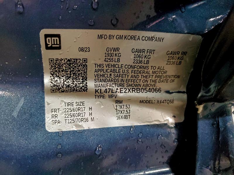 BUICK ENVISTA PR 2024 VIN KL47LAE2XRB054066