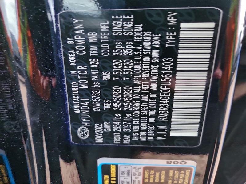 HYUNDAI PALISADE X 2023 VIN KM8R34GE0PU561403