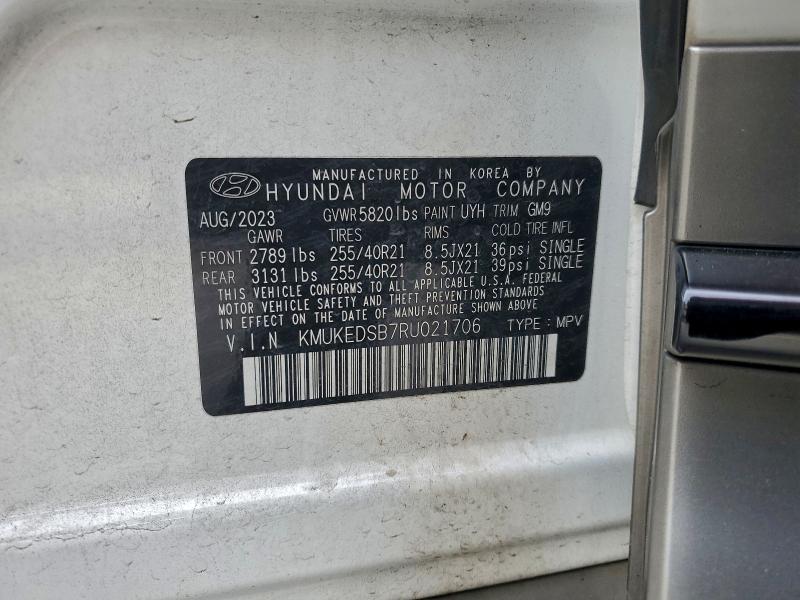 GENESIS GV60 PERFO 2024 VIN KMUKEDSB7RU021706