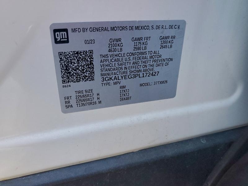 GMC TERRAIN AT 2023 VIN 3GKALYEG3PL172427