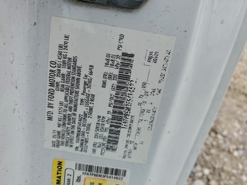 FORD ALL Models 2015 VIN 1FATP8EM3F5414622