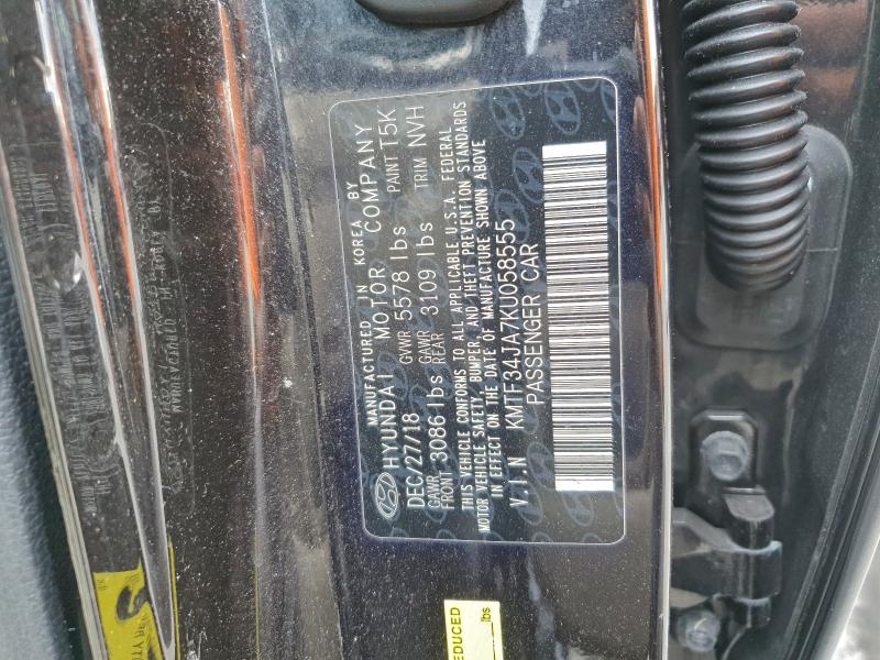 GENESIS G90 2019 VIN KMTF34JA7KU058555