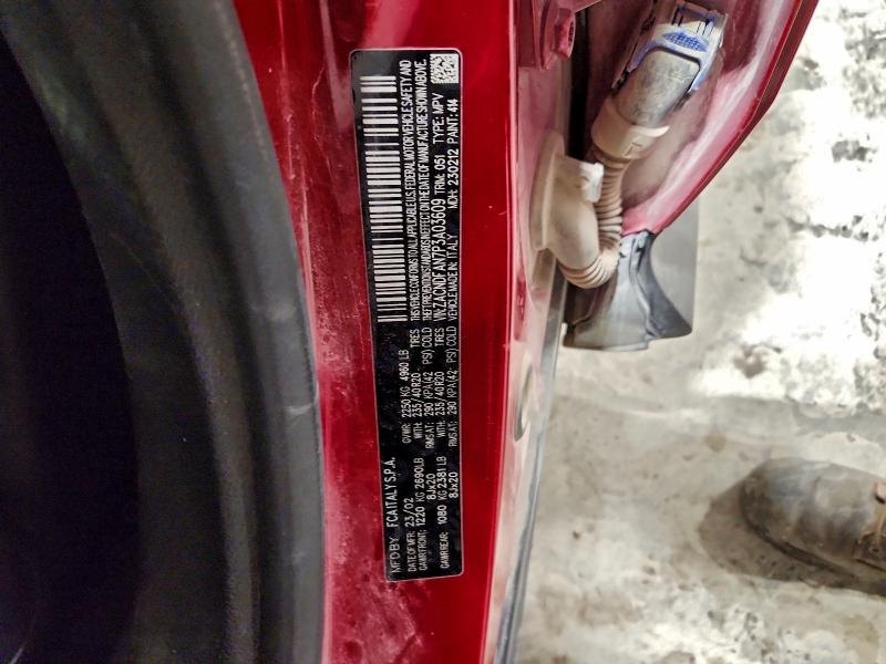 DODGE HORNET GT 2023 VIN ZACNDFAN7P3A03609