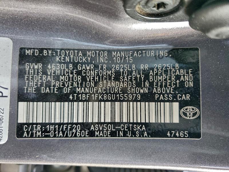 Фото 12 - TOYOTA CAMRY