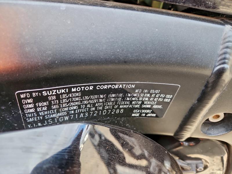 SUZUKI GSX1300 RZ 2007