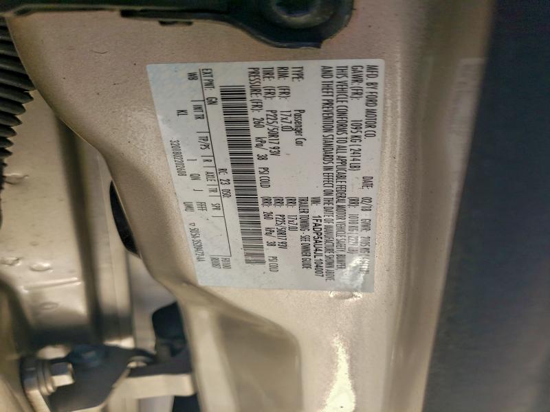 FORD CMAX 2018 VIN 1FADP5AU4JL104007