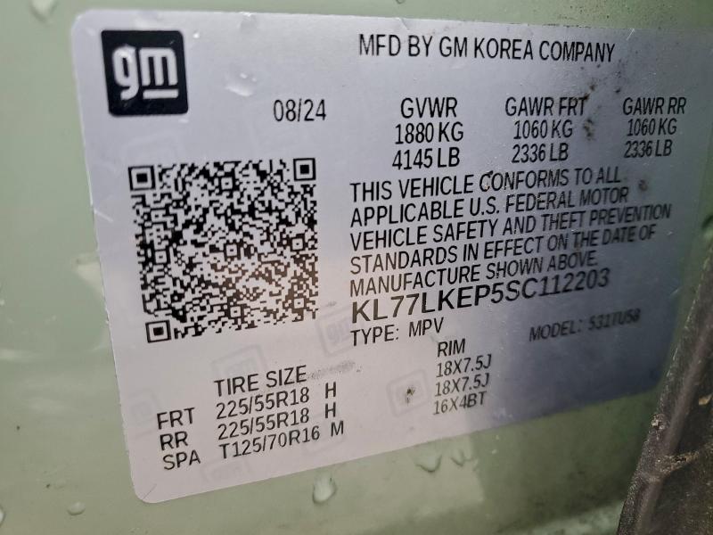 CHEVROLET TRAX ACTIV 2025 VIN KL77LKEP5SC112203