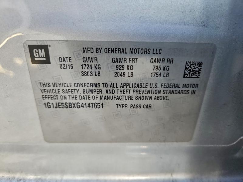 Фото 12 - CHEVROLET SONIC