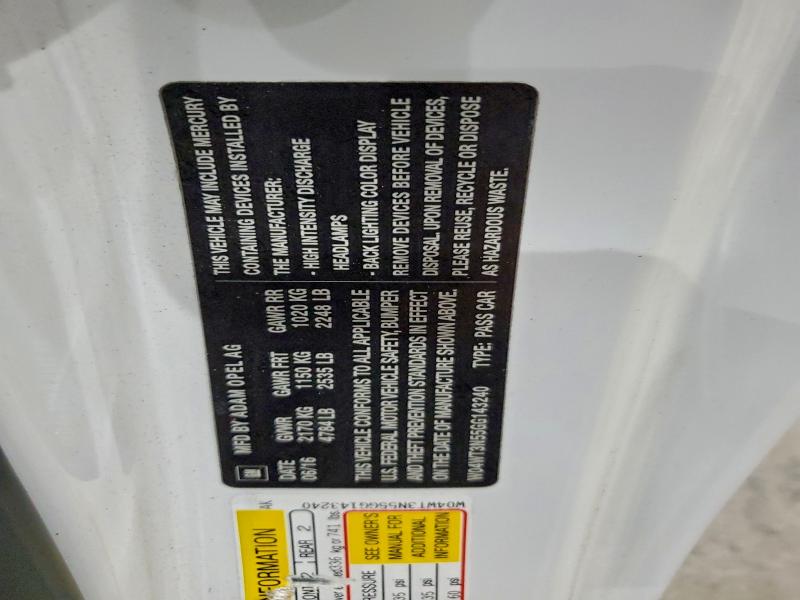 BUICK CASCADA 2016 VIN W04WT3N55GG143240