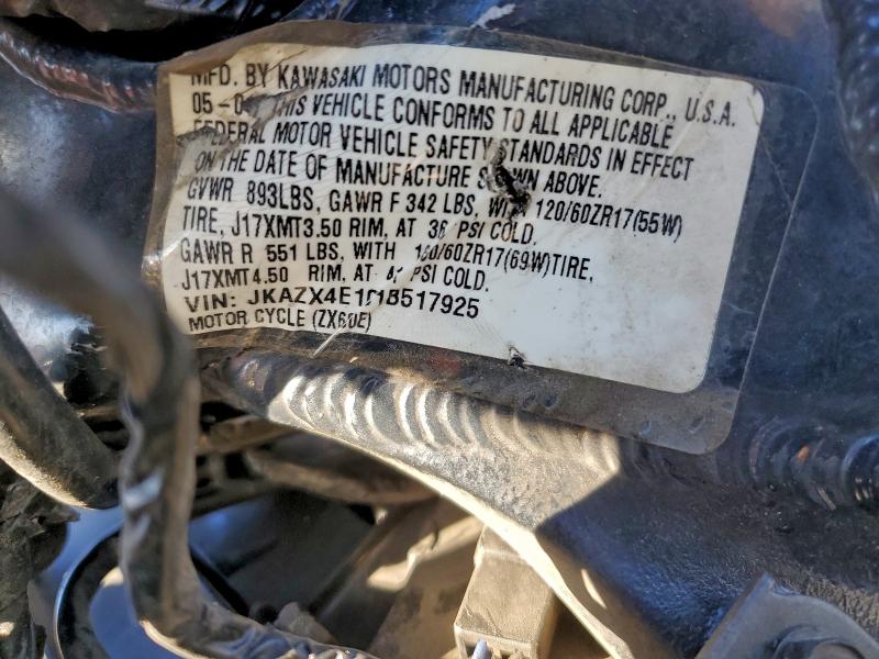 KAWASAKI ZX600 E 2001