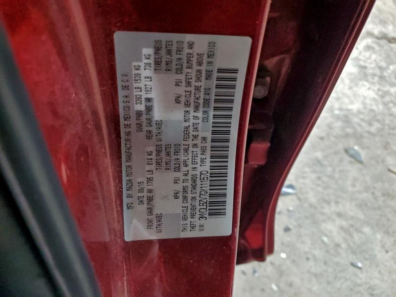 TOYOTA SCION 2016 VIN 3MYDLBZV7GY111570