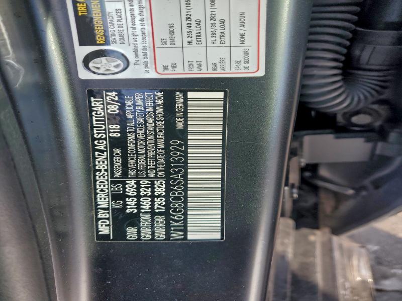 MERCEDES-BENZ S 63 E PER 2025 VIN W1K6G8CB6SA313929