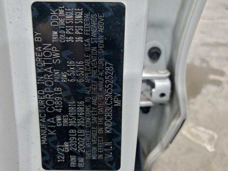 KIA NIRO 2022 VIN KNDCB3LC5N5525287