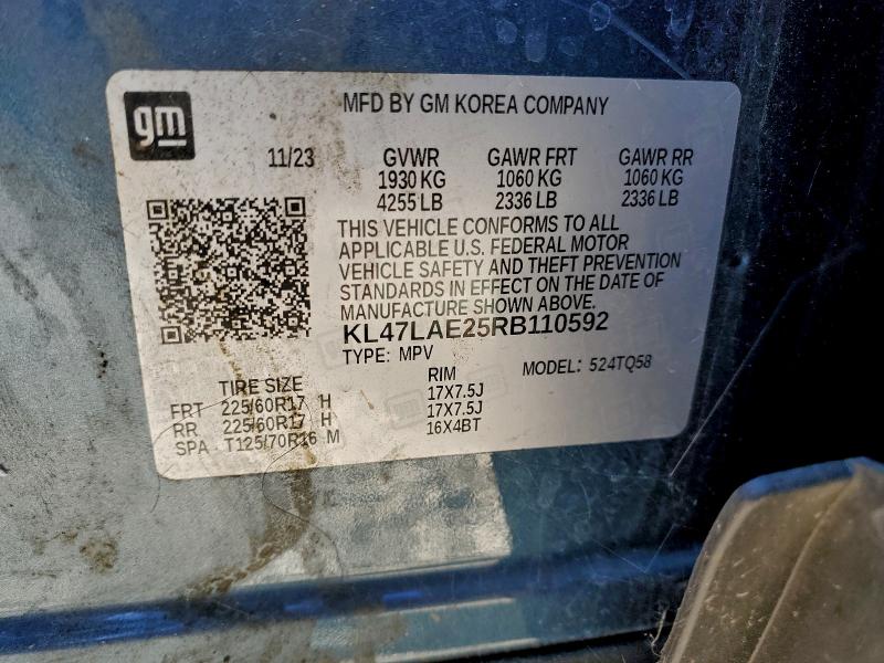 BUICK ENVISTA PR 2024 VIN KL47LAE25RB110592