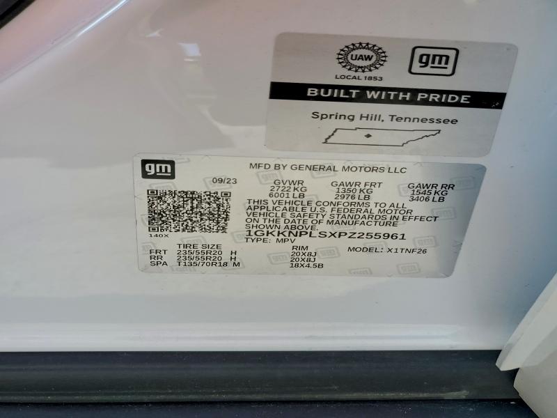 GMC ACADIA DEN 2023 VIN 1GKKNPLSXPZ255961