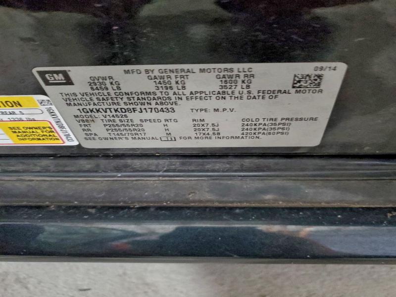 GMC ACADIA DEN 2015 VIN 1GKKVTKD8FJ170433