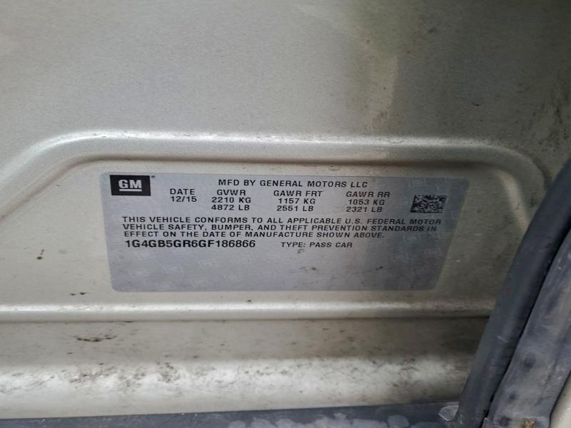 Фото 12 - BUICK LACROSSE