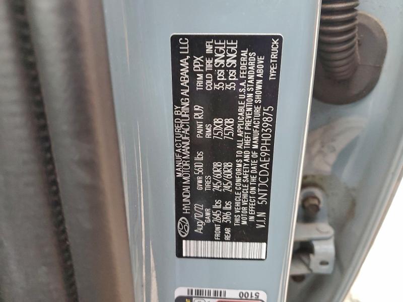 HYUNDAI SANTA CRUZ 2023 VIN 5NTJCDAE9PH039875