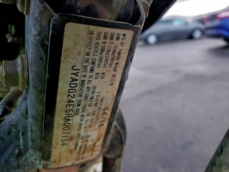 YAMAHA DIRT BIKE 2017