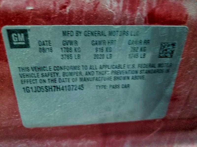 Фото 12 - CHEVROLET SONIC