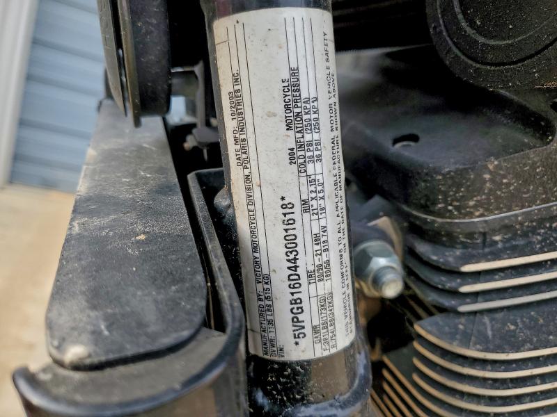 VICTORY MOTORCYCLE 2004