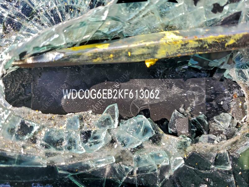 MERCEDES-BENZ GLC-CLASS 2019 VIN WDC0G6EB2KF613062