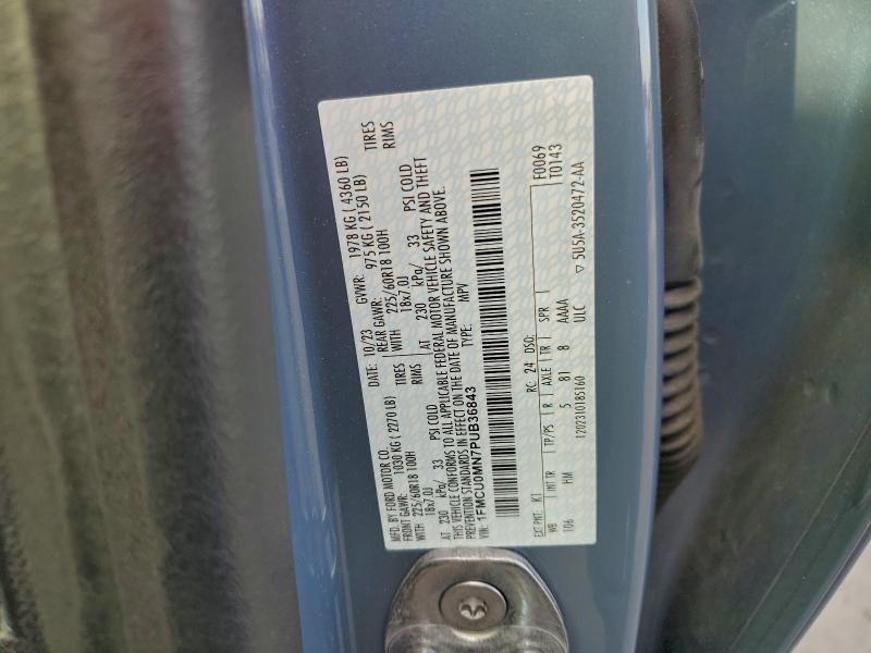 FORD ESCAPE ST 2023 VIN 1FMCU0MN7PUB36843