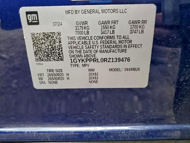 CADILLAC LYRIQ LUXU 2024 VIN 1GYKPPRL0RZ139476