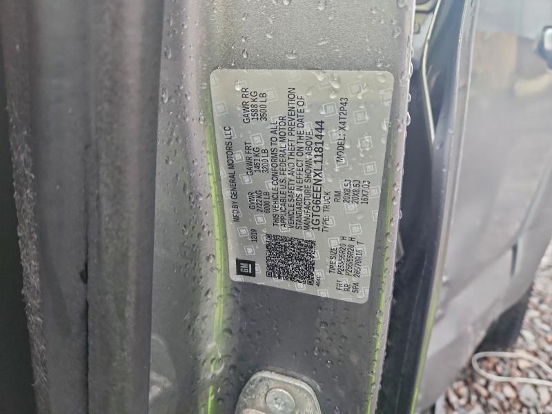 GMC CANYON 2020 VIN 1GTG6EENXL1181444