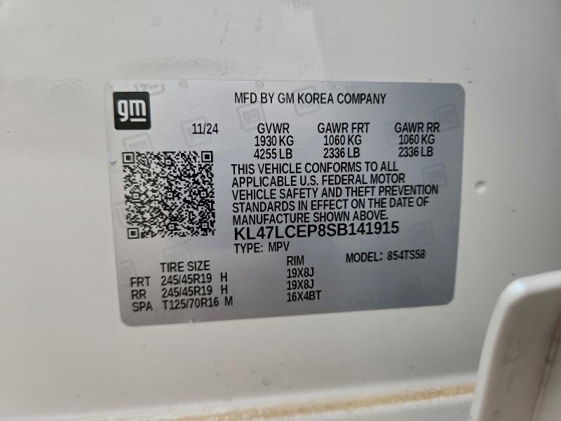 BUICK ENVISTA AV 2025 VIN KL47LCEP8SB141915