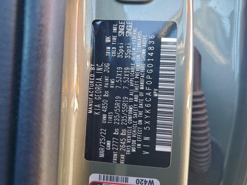 KIA SPORTAGE X 2023 VIN 5XYK6CAF0PG014836