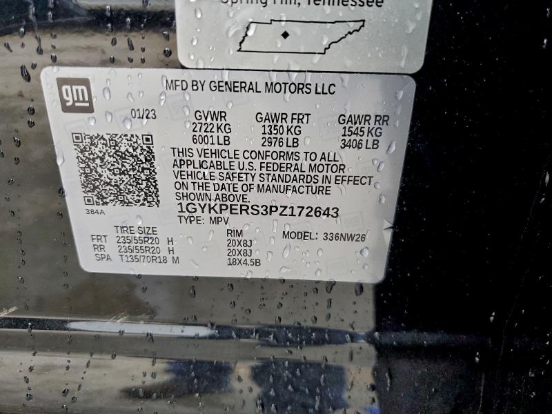 CADILLAC XT6 PLATIN 2023 VIN 1GYKPERS3PZ172643