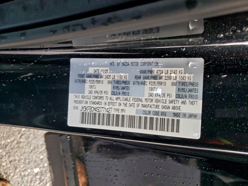 MAZDA CX-5 PREFE 2025 VIN JM3KFBCM4S0771427