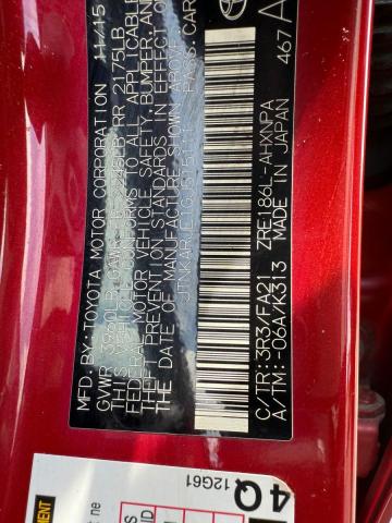 TOYOTA SCION 2016 VIN JTNKARJE1GJ515111