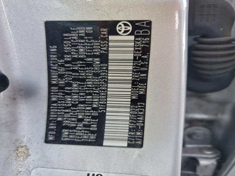 Фото 12 - TOYOTA COROLLA