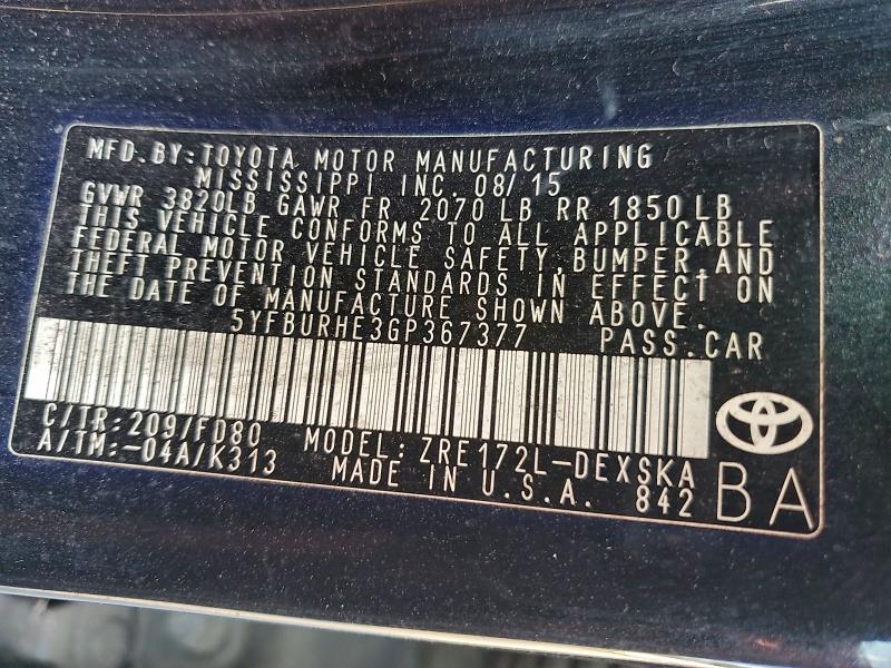 Фото 12 - TOYOTA COROLLA