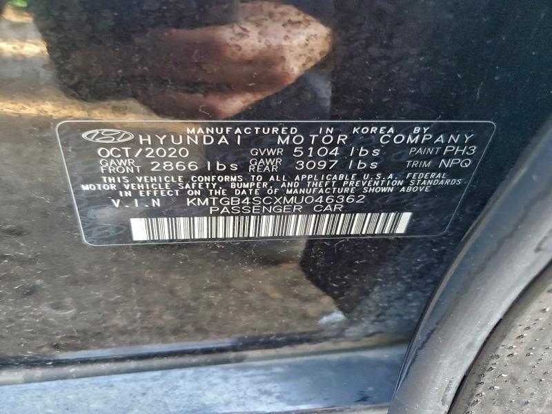 GENESIS G80 2021 VIN KMTGB4SCXMU046362