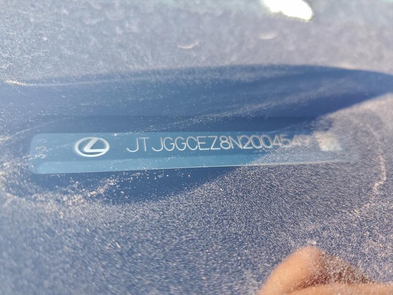 LEXUS NX 350 2022 VIN JTJGGCEZ8N2004549