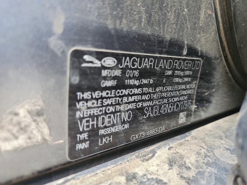 JAGUAR XF 2017 VIN SAJBL4BN5HCY17976