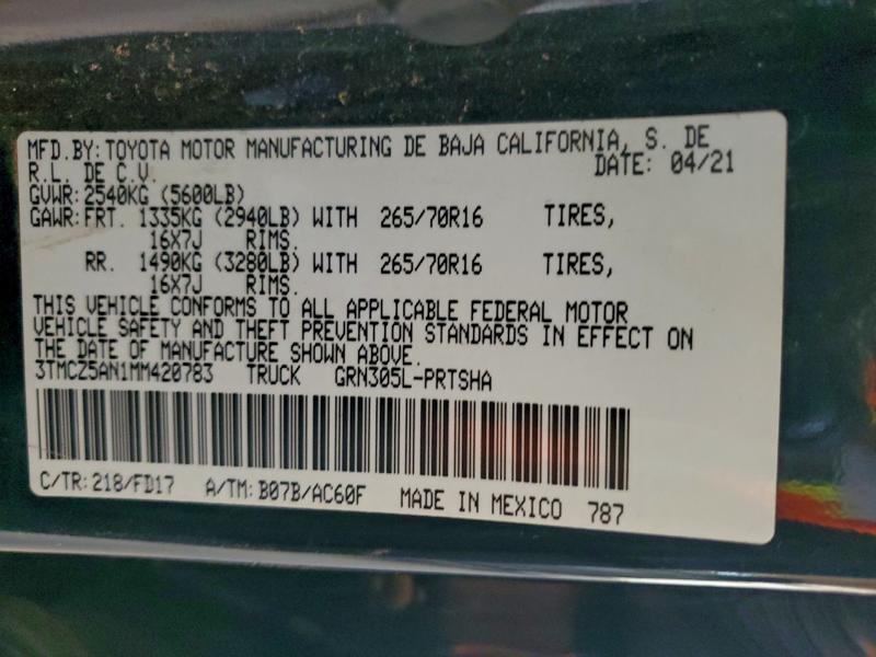 Фото 13 - TOYOTA TACOMA