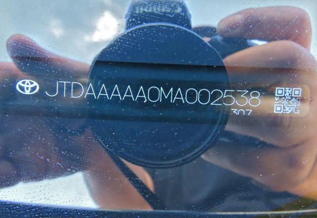 TOYOTA MIRAI 2021 VIN JTDAAAAA0MA002538