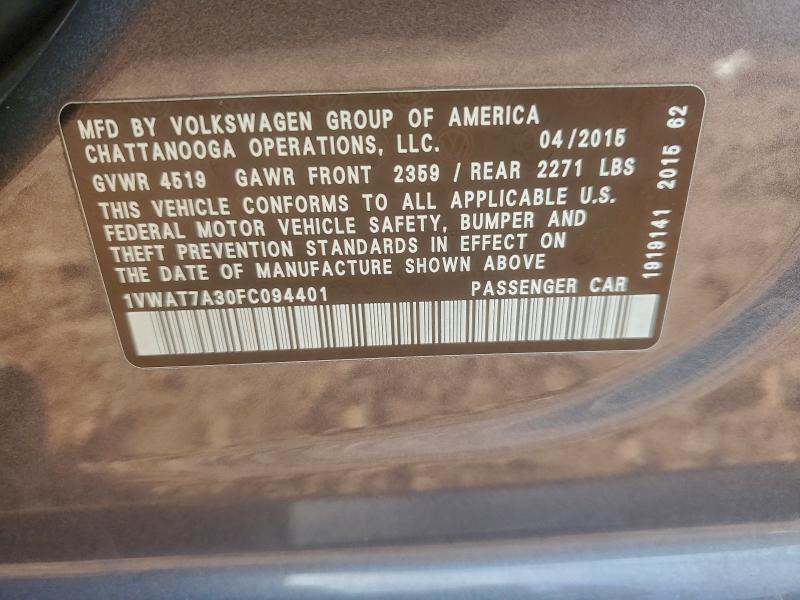 Фото 12 - VOLKSWAGEN PASSAT