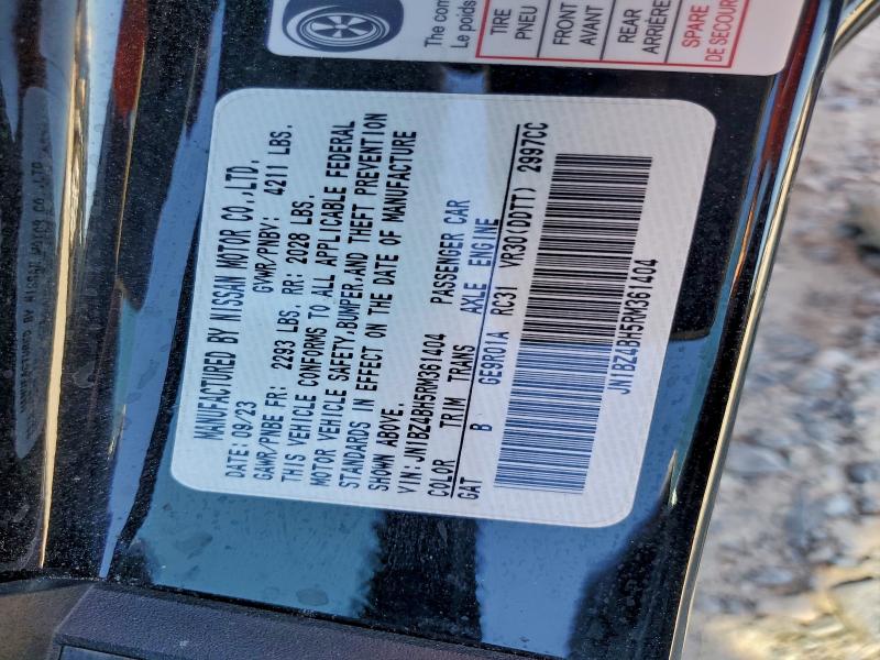 NISSAN Z PERFORMA 2024 VIN JN1BZ4BH5RM361404