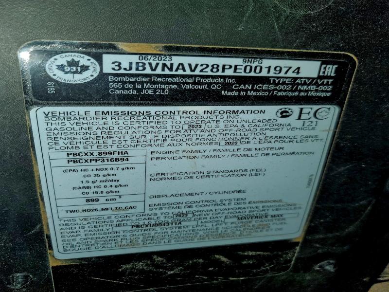 CAN-AM MAVERICK X 2023